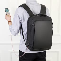 Okade - S58 Business backpack with USB port - For laptops up to 15.6" - Black – Bild 2