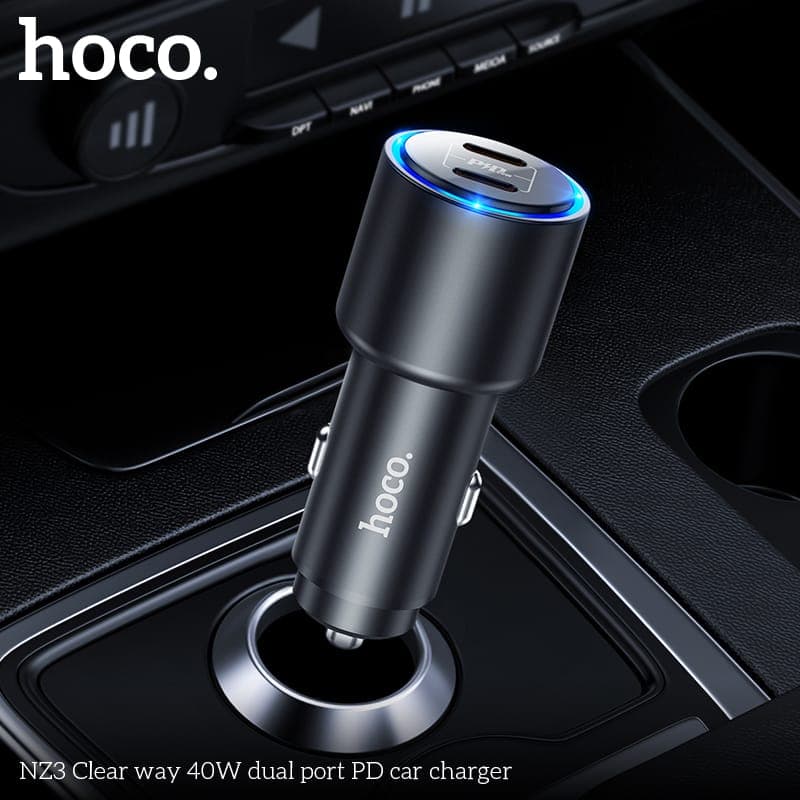 Hoco Z60 48W dual port fast Charging, schwarz – 3