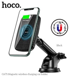 Hoco CA75 Supporto magnetico di ricarica wireless per auto, nero – Bild 2
