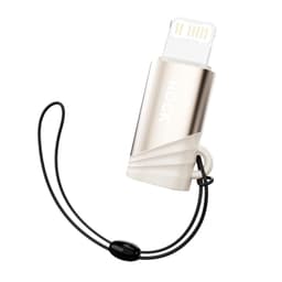 Rock - RCL0021 Adapter USB Typ-C Female zu Lightning Adapter männlich, Gold – Bild 1