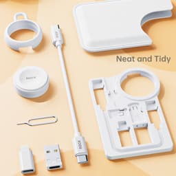 ROCK - L14 Multifunktionales Ladekabelset mit Aufbewahrungsbox, Weiss, Reise-Set – Bild 8