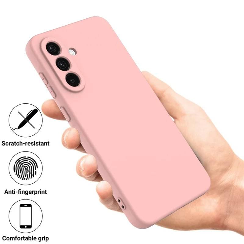 Samsung Galaxy A36 - Custodia in silicone, rosa – 2