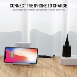 Rock - RCB0605 - Type-C auf Lightning Adapter, vielseitig kompatibel, Schwarz – Bild 6