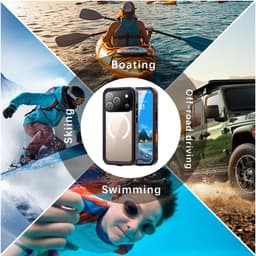Apple iPhone 17 Pro - Redpepper Dot Series Outdoor Case, IP68, MagSafe, waterproof, black – Bild 3