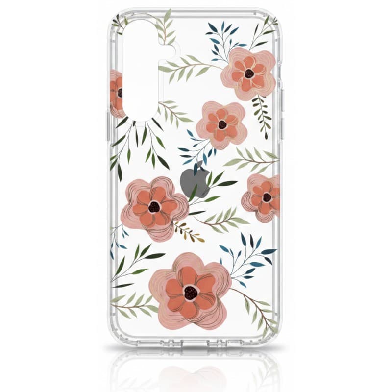 A35 - Blumenhülle mit grossen pinken Blumen