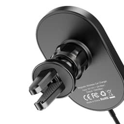 Hoco CA90 Leistungsstarke Magnetische Kabellose Ladehalterung fürs Auto, Schwarz – Bild 2