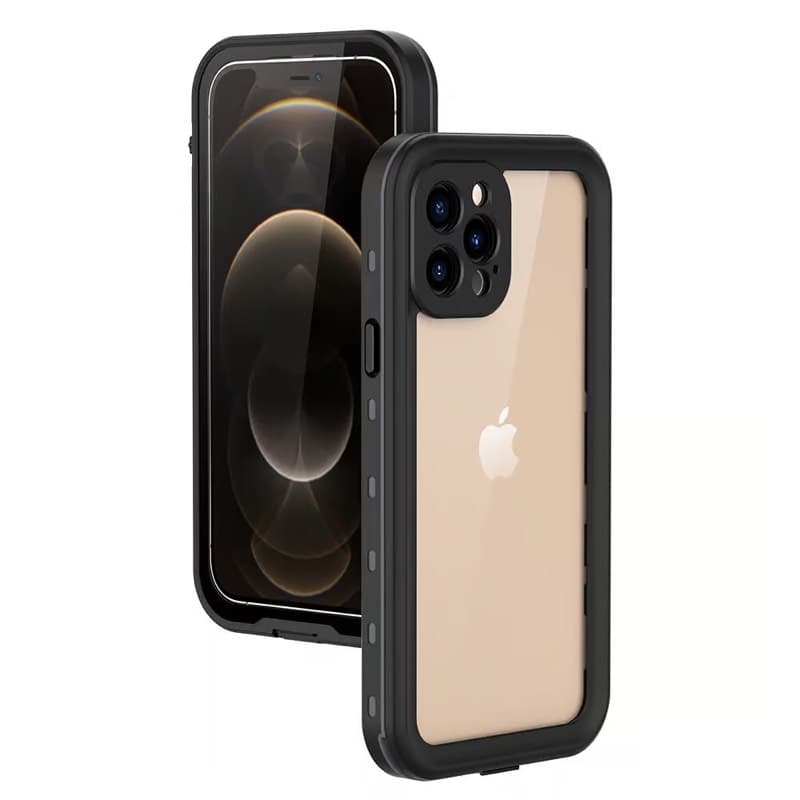 iPhone 12 Pro Max - Étui d'extérieur étanche IP68 Redpepper, noir