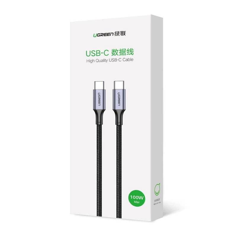 Ugreen – USB-C Kabel Nylon-Alu 1 m (US316 / 70427), schwarz/grau – 2