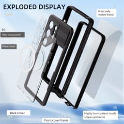 Samsung Galaxy S25 Ultra - Redpepper IP68 Mars Series Custodia impermeabile per esterni Magsafe, nero – Bild 9
