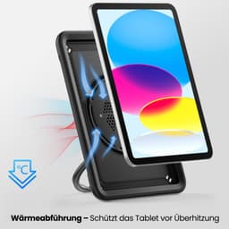 iPad Pro 11" (2024/2025) - RPD HEX-G FE Rugged avec poignée, kickstand & Pencil Holder, noir – Bild 5