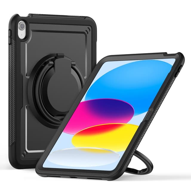iPad Pro 11" (2018-2022)/Air 4/5 - RPD HEX-G FE Custodia robusta Grip&Kickstand, supporto per matita, nero