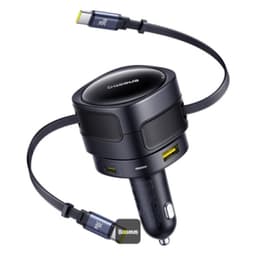 Baseus Enjoyment Max car charger - 90W dual USB-C to Lightning, black – Bild 2