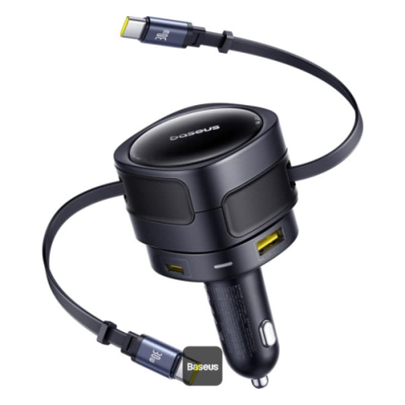 Caricabatterie per auto Baseus Enjoyment Max - 90W dual USB-C to Lightning, nero – 2