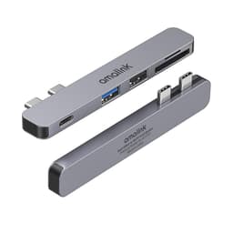 Lettore di schede Amalink AL-9177D Dual Usb-C to SD/TF – Bild 2