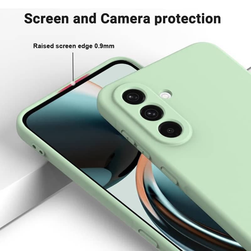 Samsung Galaxy A17 5G - Silicone protective case, green – 4
