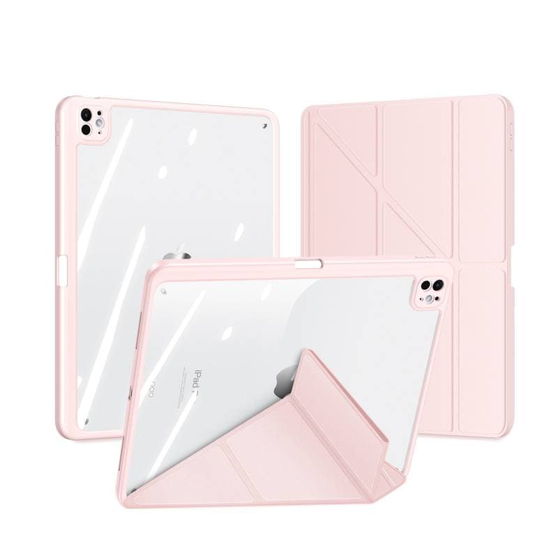 iPad Air 13 (2024) / iPad Pro 12.9 (2020/ 21/22) - Dux Ducis Magi Series, aufstellbares Flip-Etui, pink – 2