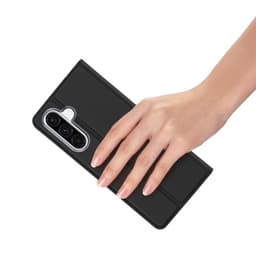 Dux Ducis - Galaxy S23 FE - Custodia Flip Skin Pro Series, in ecopelle, nero – Bild 7