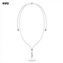 Chaîne de téléphone portable RPD Universal Nylon Necklace - Carte d'insertion robuste - pour tous les smartphones, Blanc – Bild 1