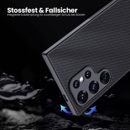 Samsung Galaxy S24 Ultra - Robusta custodia in TPU con effetto carbonio, nero – Bild 6