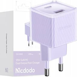 Mcdodo - 33W GaN a doppia uscita (USB-A + USB-C), caricatore rapido, viola – Bild 3