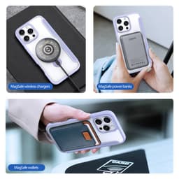 iPhone 16 Pro Max - Dux Ducis -Skin X Pro Series Hülle mit MagSafe und 360° Ring Stand, Violett – Bild 7