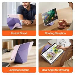Samsung Galaxy Tab S11 Ultra - Dux Ducis Vers Series, étui à rabat relevable, rose – Bild 5