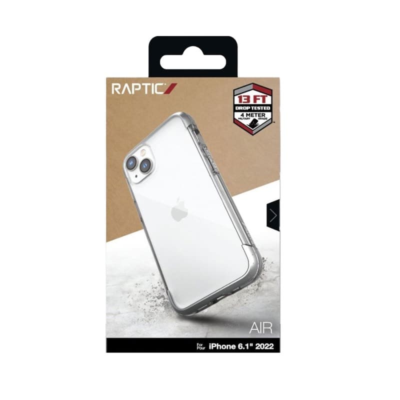 iPhone 15 Plus - Impact Clear case - Raptic Air, Outdoor Case, transparent – 3