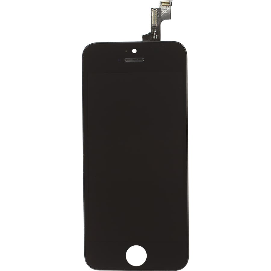 Apple iPhone 5S/SE Frontglas / LCD schwarz DELUXE-Line, neu