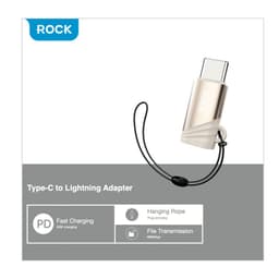 Rock - RCL0016 Adapter Lightning weiblich auf USB-C männlich Adapter – Bild 5