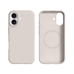 RPD - iPhone 16 Burom Silicone Case mit MagSafe, Weiss – Bild 1