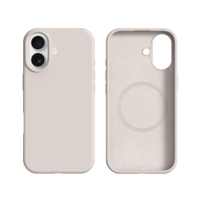 RPD - iPhone 16 Burom Silicone Case with MagSafe, White