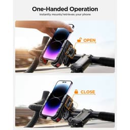 JoyRoom Bike Phone Mount JR-ZS266 4.7 - 7 Zoll, schwarz – Bild 2