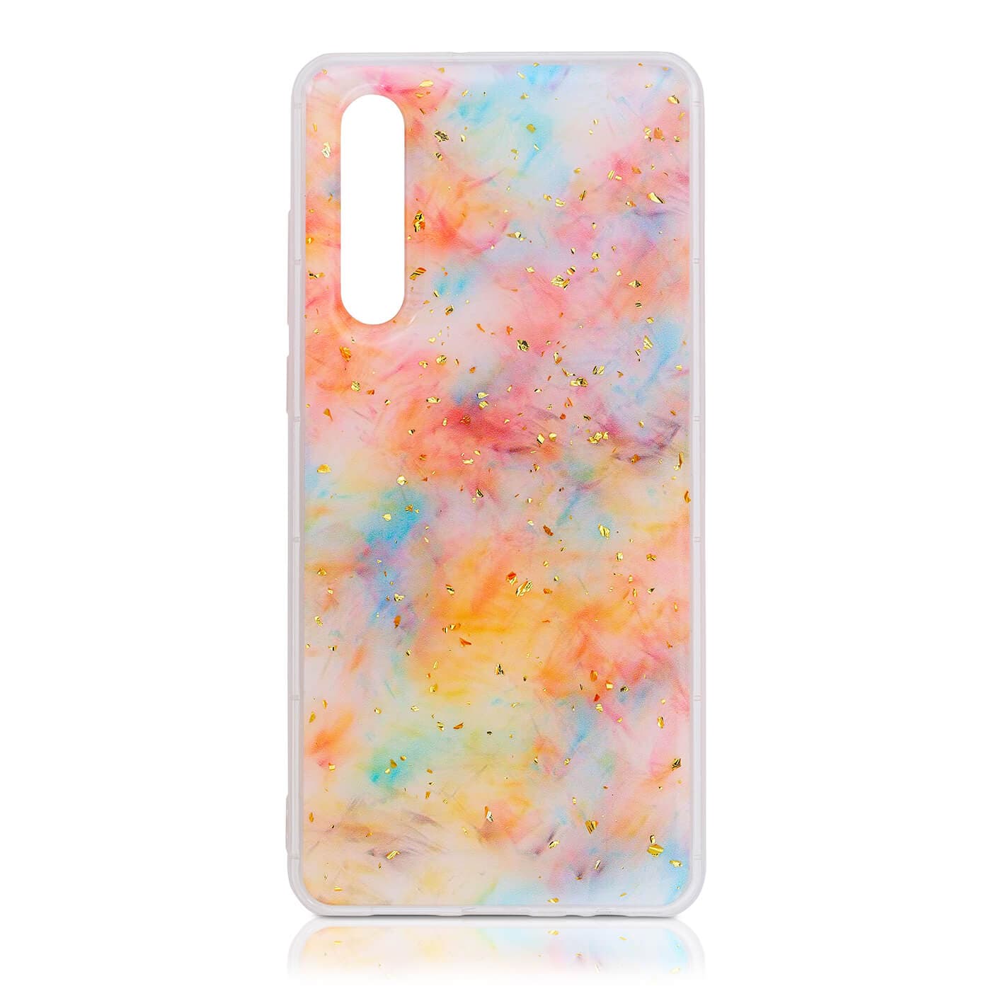 Huawei P30 - Rainbow Clouds & Gold flakes