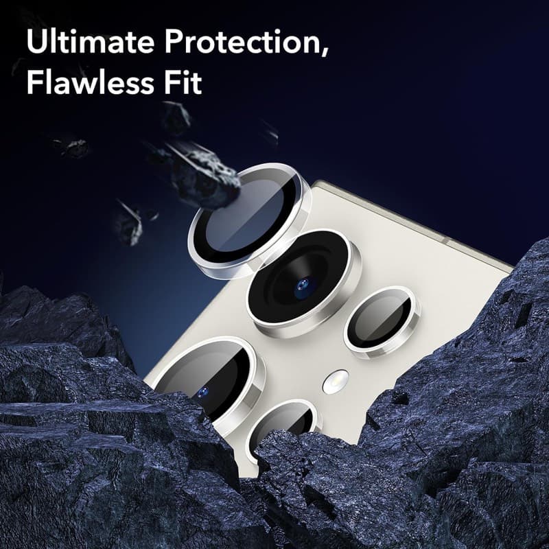 ANANK Samsung Galaxy S25 Ultra - Armored glass rear camera - Transparent single - (99AR + Corning) – 3