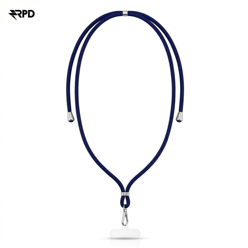 RPD Handykette Universal Nylon Necklace - Robuste Einlegekarte - für alle Smartphones, Navyblau