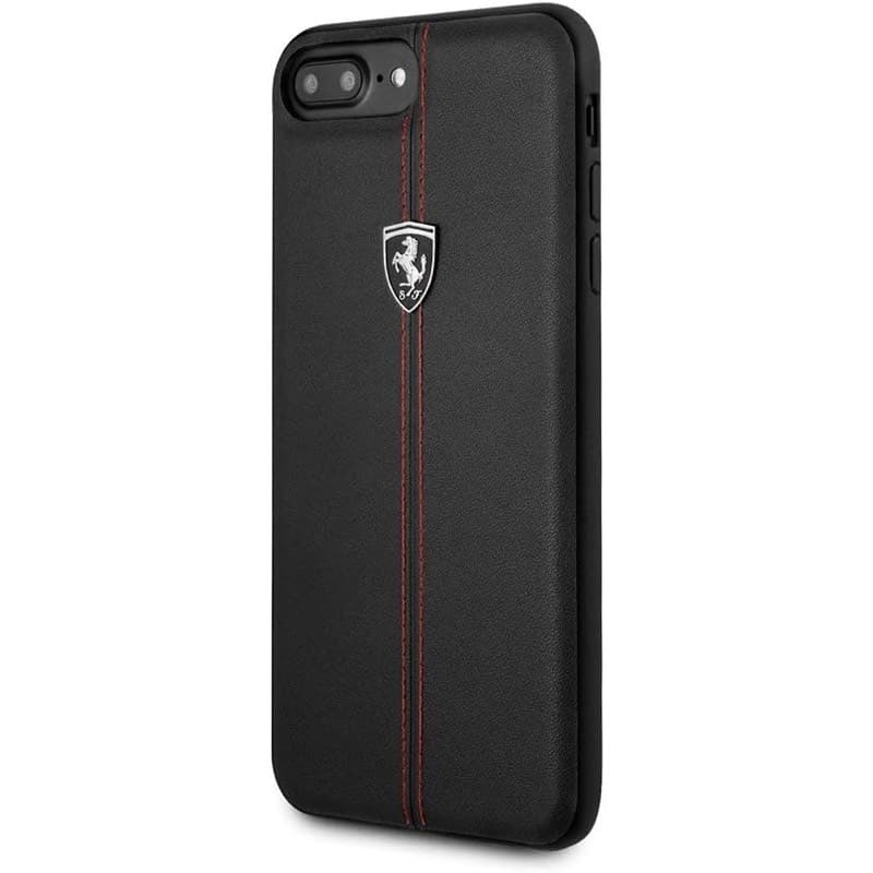iPhone 7 Plus / 8 Plus – Scuderia Ferrari Leder Case, Schwarz – 3