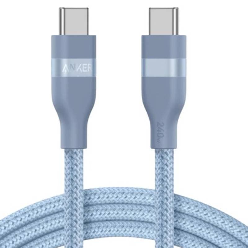 Anker Ultra Soft Kabel- USB-C zu USB-C - 240W - 0.9M - Blau