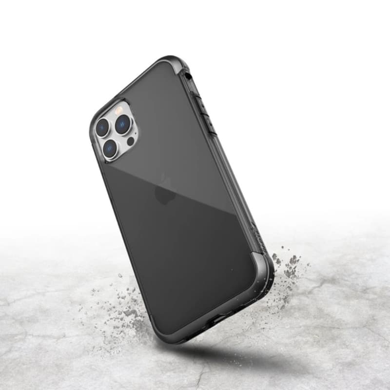 iPhone 14 Pro Max - Raptic Defense Air Clear Case Grau – 2