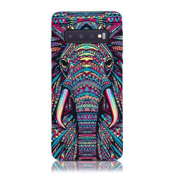 Samsung Galaxy A50 - Luxo Aztec Eléphant vert/rose