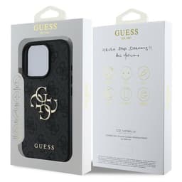 iPhone 16 Pro - Guess Metal Logo Case noir GUHCP16L4GMGGR – Bild 8