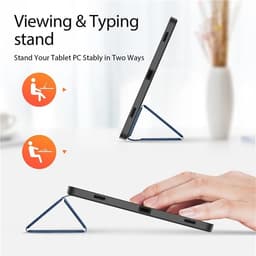 Samsung Galaxy Tab S9 - Serie Dux Ducis Domo, custodia flip stand-up, blu – Bild 3