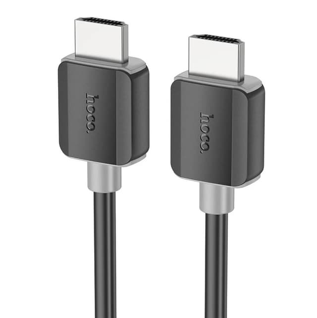 Hoco US03 Câble HDTV 2.0 mâle à mâle 4K HDMI, 3 mètres, noir gommé