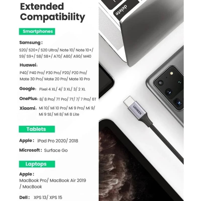 Ugreen – USB-C auf 3.5 mm DAC Kopfhöreradapter (AV161 / 80154), grau/schwarz – 3