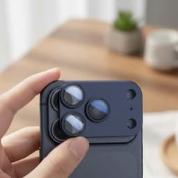 ANANK iPhone 17 Pro - Protezione per fotocamera tutto in uno, blu – Bild 3
