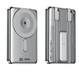 REMAX CX-2 Wireless Charging Powerbank, 15W, 10000mAh, Silber – Bild 1