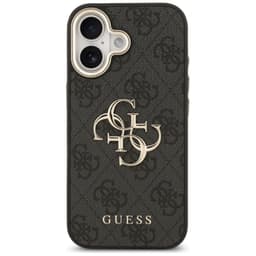 iPhone 17 - Guess Metal Logo Gold Case, Black GUHCP17S4GMGCGR – Bild 3
