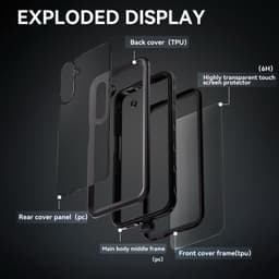 Samsung Galaxy A17 - Redpepper IP68 SAM Series Étui étanche d'extérieur, noir – Bild 7