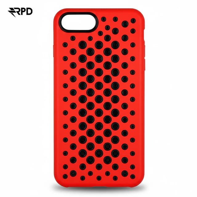 iPhone 7/8 Plus - Perforated Case, red