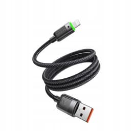 McDodo - Cavo magnetico autoavvolgente da USB-A a Lightning, 1,2 m, nero – Bild 2