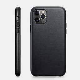 iPhone 11 Pro Max - iCarer genuine leather back case black (RIX1120-BK) – Bild 3